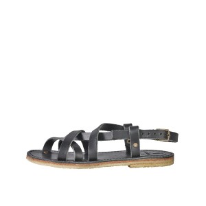 Women's Duckfeet Bornholm Sandals Black | SBE4048OL