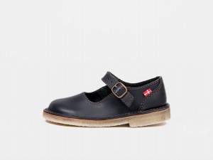 Women's Duckfeet Himmerland Mary Jane Shoes Black | YUU4728MC