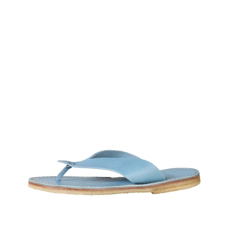 Men\'s Duckfeet Aero Sandals Blue | MVH6472FY
