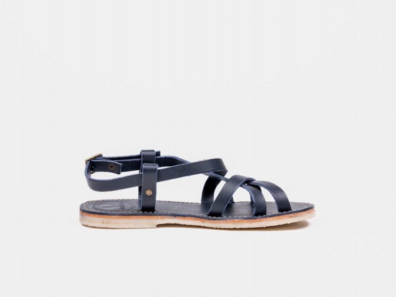 Men's Duckfeet Bornholm Sandals Blue | AUG4660CK