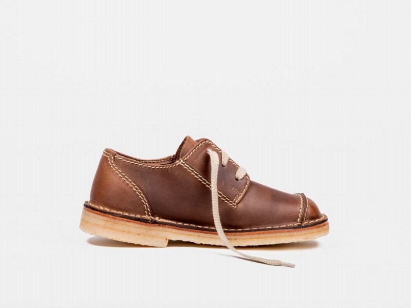 Men's Duckfeet Fyn Lace Up Shoes Dark Brown | YPY4428CG
