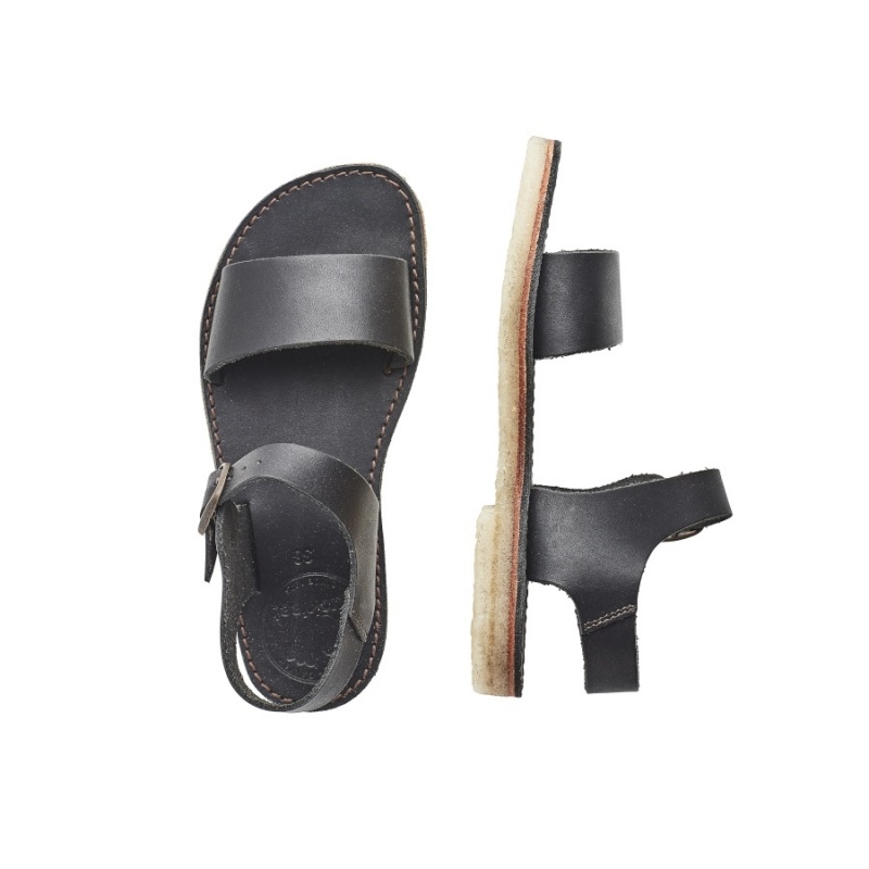 Men's Duckfeet Lokken Sandals Black | QUC4915XI