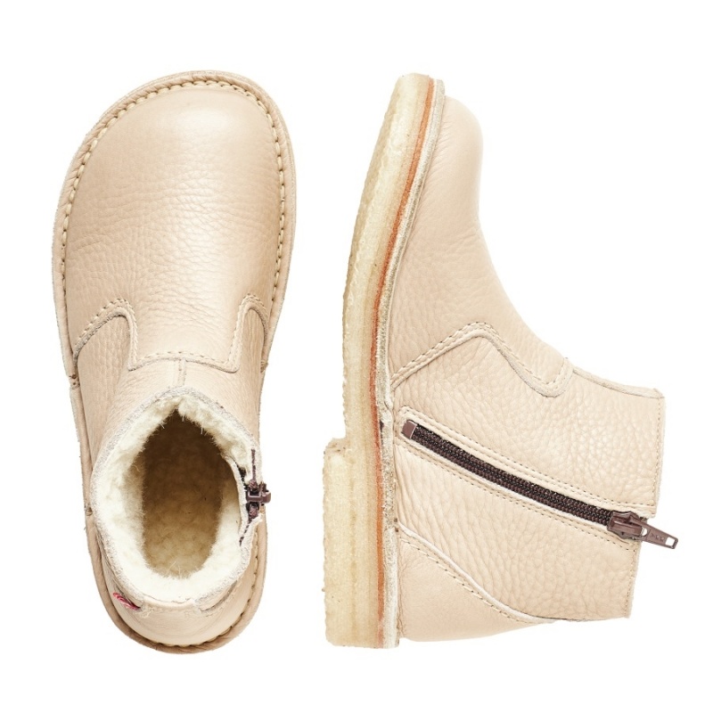 Men's Duckfeet Middelfart Boots Cream White | THC4491XJ
