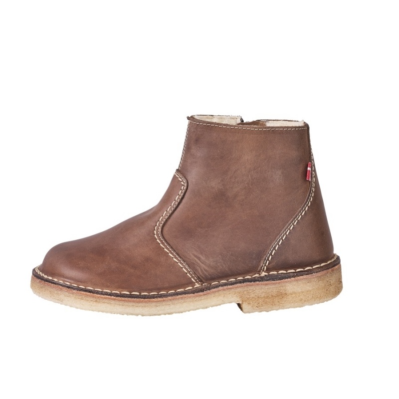 Men\'s Duckfeet Nyborg Boots Dark Brown | PPZ3451SA