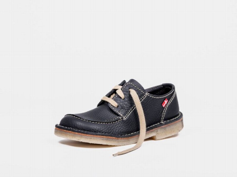 Men's Duckfeet Svendborg Lace Up Shoes Black | HEP5968YS