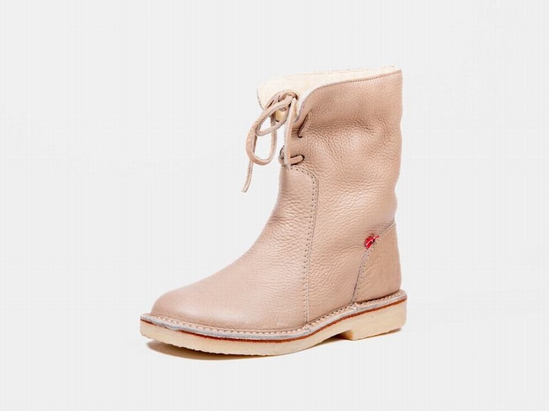 Women's Duckfeet Arhus Boots Cream White | VQU8365VQ