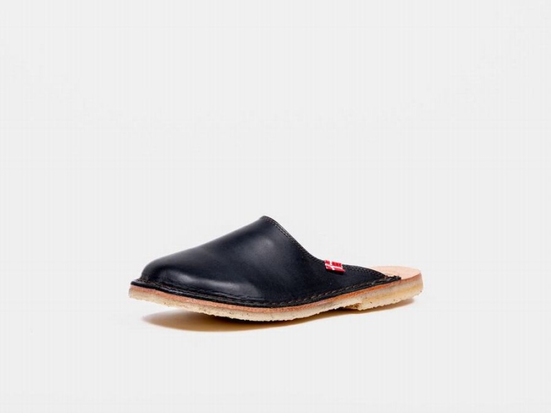 Women's Duckfeet Blavand Slippers Black | RWY4864NM
