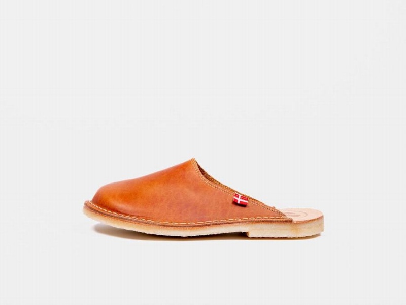 Women\'s Duckfeet Blavand Slippers Brown | YCF4393CL