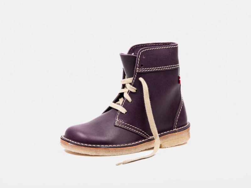 Women's Duckfeet Faborg Boots Dark Purple | CXS10065LV