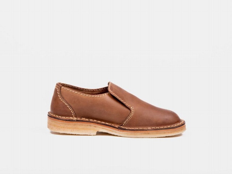 Women's Duckfeet Falster Loafers Dark Brown | MQD6133UO