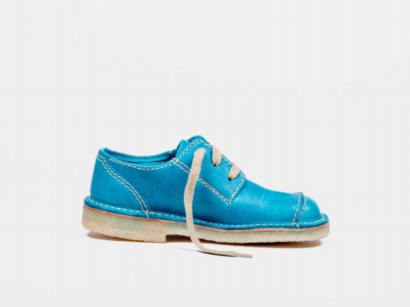 Women's Duckfeet Fyn Lace Up Shoes Blue | IRY8094OQ