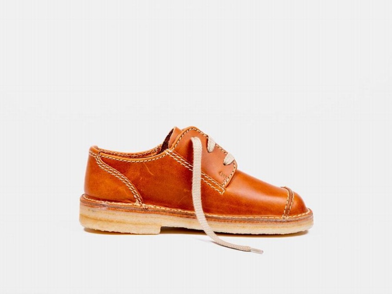 Women's Duckfeet Fyn Lace Up Shoes Brown | WUU3256ZZ