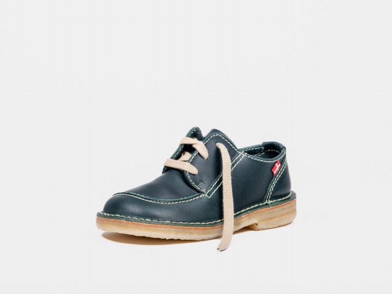 Women's Duckfeet Fyn Lace Up Shoes Green | EOM891WJ