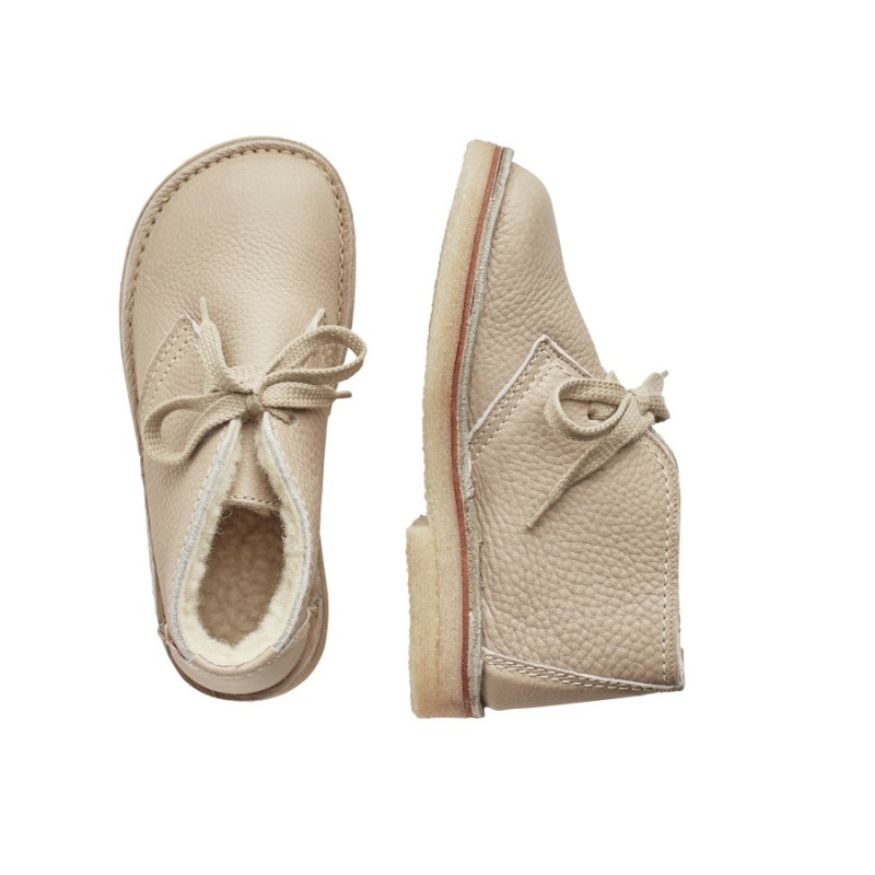 Women's Duckfeet Grena Boots Cream White | HUW4349JS
