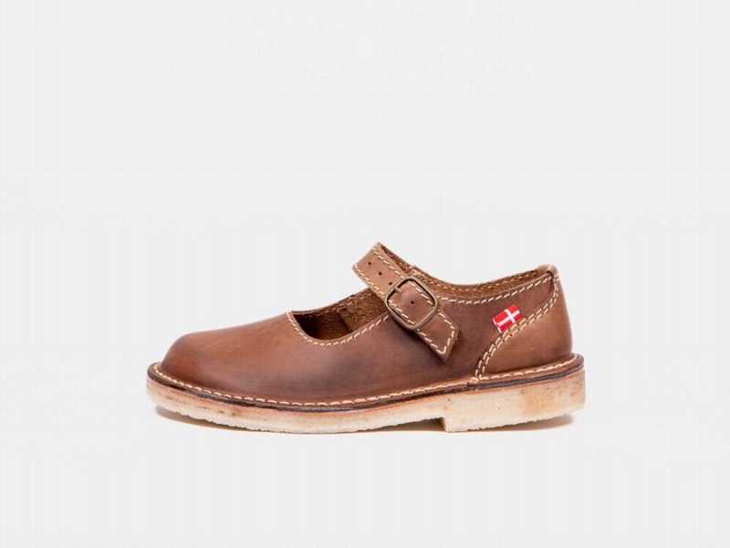 Women\'s Duckfeet Himmerland Mary Jane Shoes Dark Brown | CKH3556CT