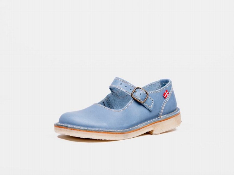 Women's Duckfeet Himmerland Mary Jane Shoes Blue | NKL6752SU