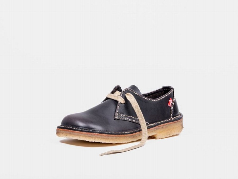 Women's Duckfeet Jylland Lace Up Shoes Grey Black | NBJ2979CI