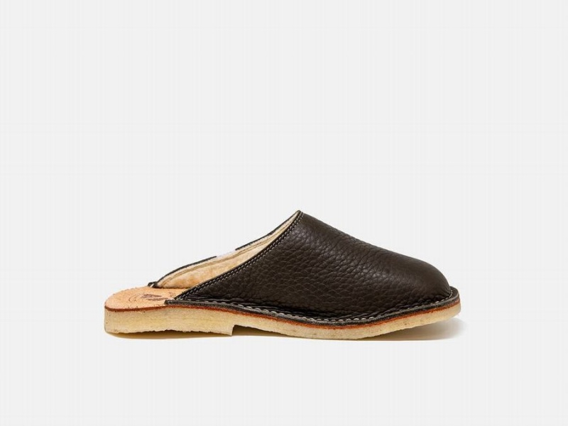 Women's Duckfeet Klitmoller Slippers Dark Green | BBS4252UG