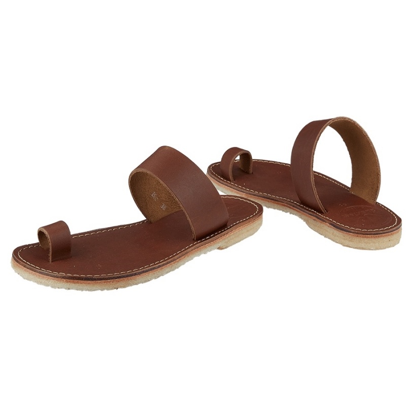 Women's Duckfeet Laeso Sandals Black Brown | NIU8565SC