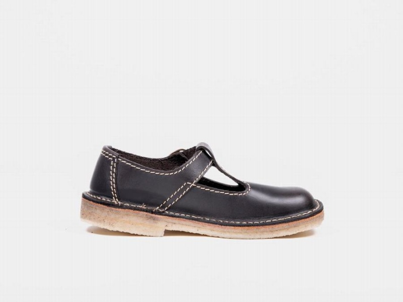 Women's Duckfeet Lolland Mary Jane Shoes Grey Black | QQP1667XI