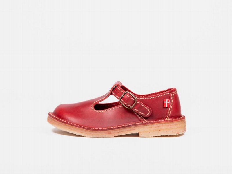 Women\'s Duckfeet Lolland Mary Jane Shoes Red | EYQ6952VW
