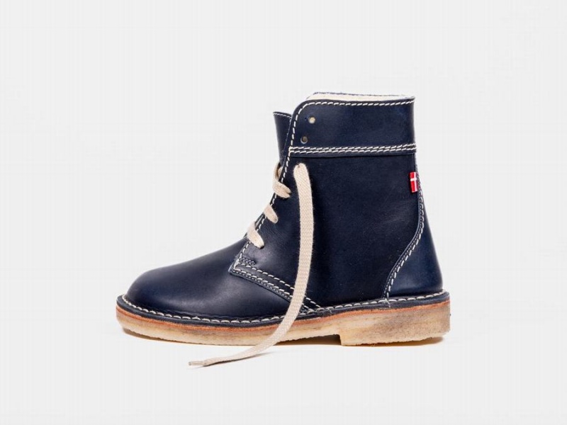 Women\'s Duckfeet Odense Boots Blue | SIF3837YN