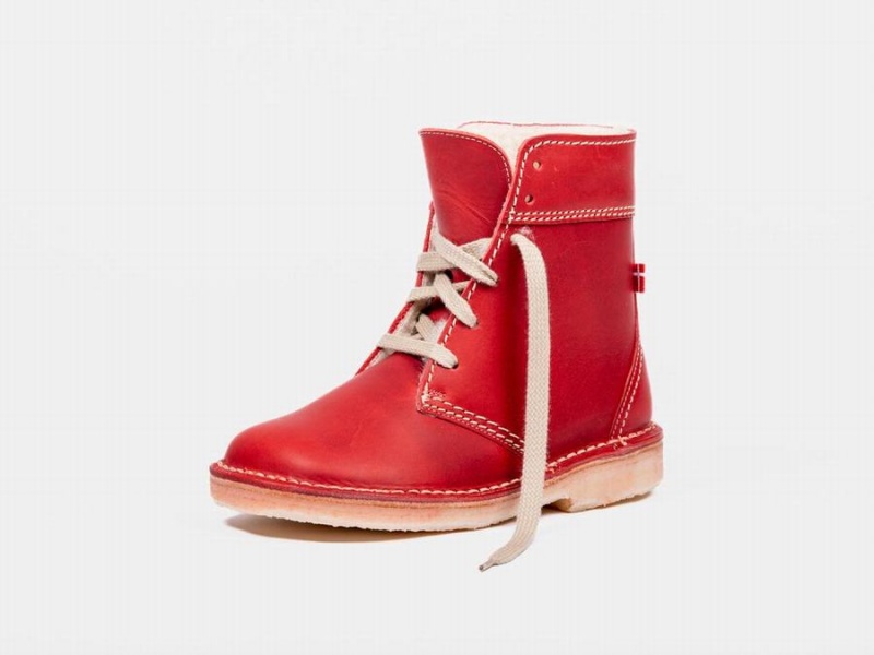 Women's Duckfeet Odense Boots Red | BRX6326NB