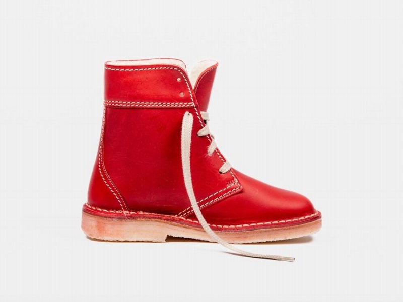 Women's Duckfeet Odense Boots Red | BRX6326NB