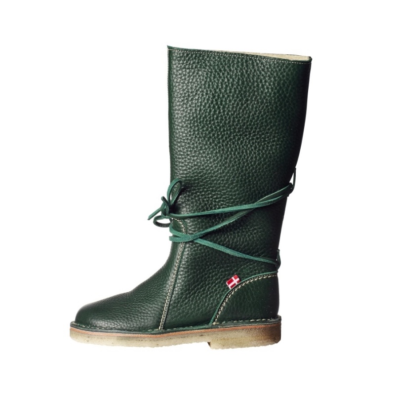 Women\'s Duckfeet Silkeborg Boots Green | CSB8830ZZ