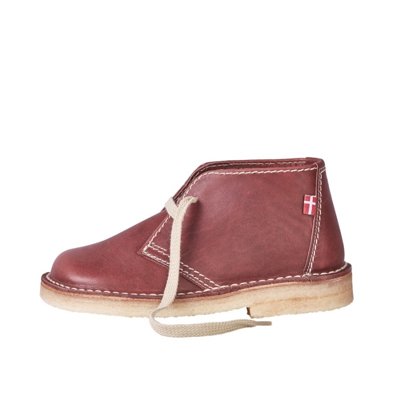Women\'s Duckfeet Sjaelland Boots Red Brown | JNZ1353BO